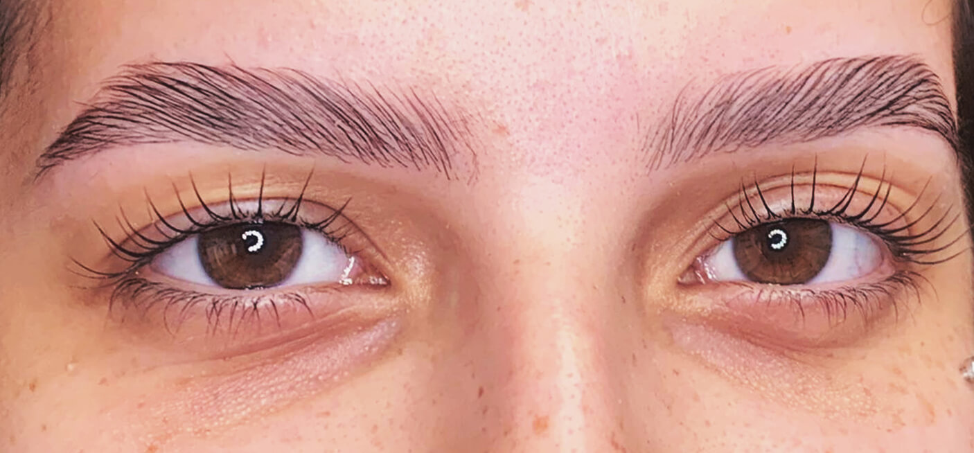 Brow Lamination e Lash Lifting Depois - By Anjos